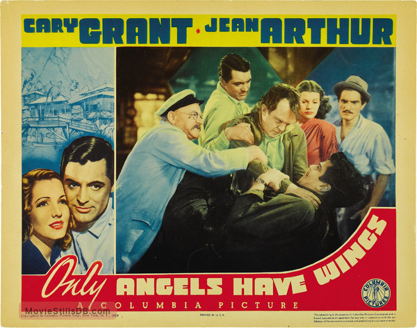 Only Angels Have Wings - Lobby card with Cary Grant & Jean Arthur