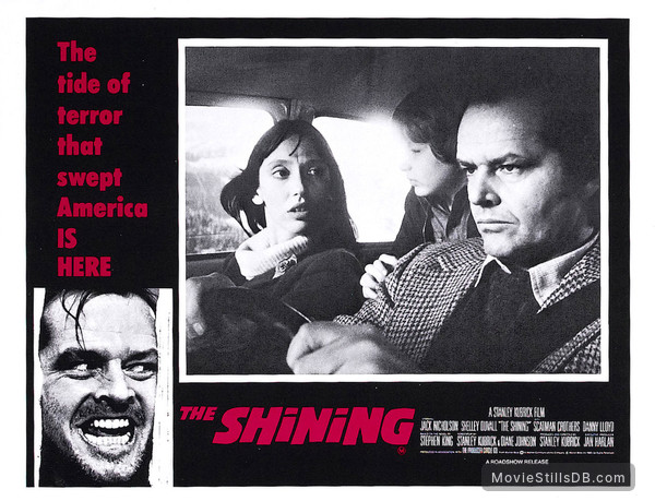 The Shining - Lobby card with Jack Nicholson & Shelley Duvall