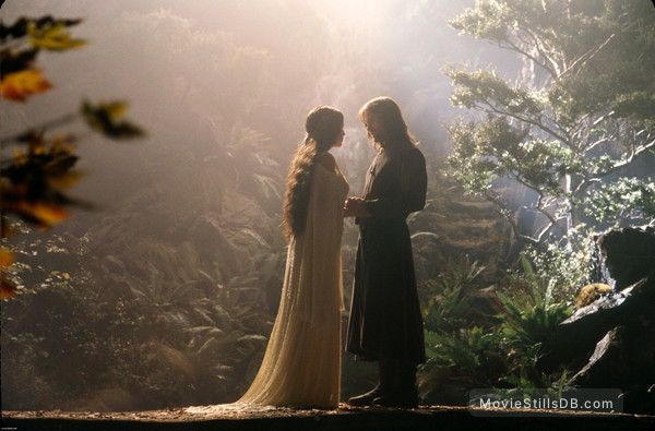 The Lord of the Rings: The Fellowship of the Ring - Publicity still of Liv Tyler & Viggo Mortensen The Lord of the Rings: The Fellowship of the Ring - Publicity still of Liv Tyler & Viggo Mortensen