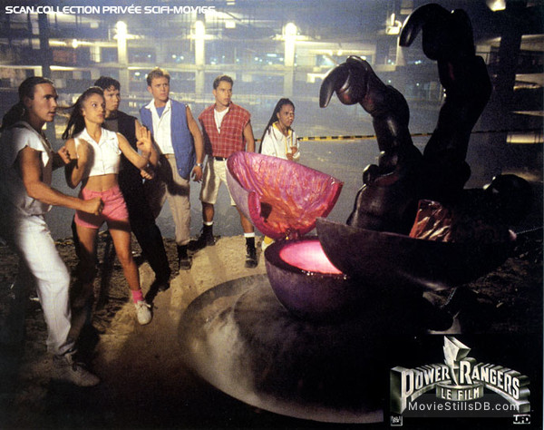 Mighty Morphin Power Rangers: The Movie - Lobby card with Amy Jo Johnson, Jason David Frank, Johnny Yong Bosch, David Yost, Steve Cardenas & Karan Ashley Mighty Morphin Power Rangers: The Movie - Lobby card with Amy Jo Johnson, Jason David Frank, Johnny Yong Bosch, David Yost, Steve Cardenas & Karan Ashley