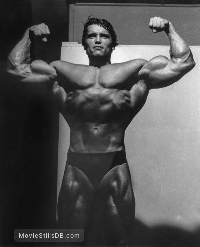 Pumping Iron Publicity Still Of Arnold Schwarzenegger