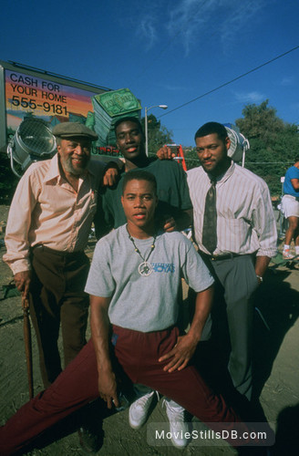 Boyz N The Hood Publicity Still Of Laurence Fishburne Morris Chestnut