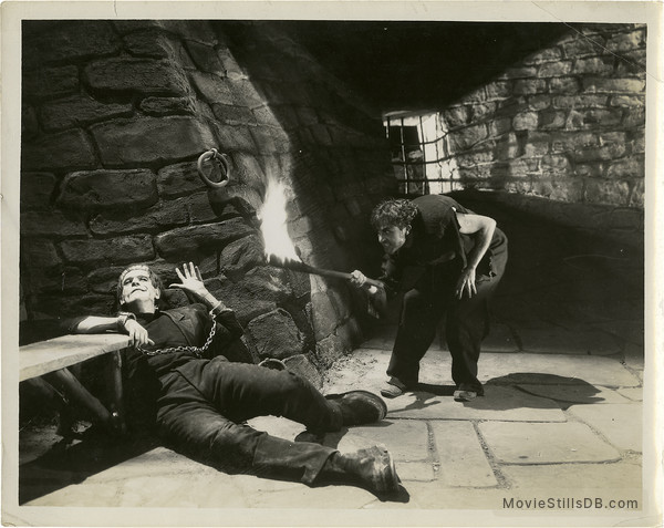 Frankenstein - Publicity still of Boris Karloff & Dwight Frye Frankenstein - Publicity still of Boris Karloff & Dwight Frye
