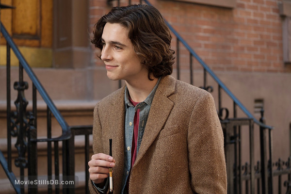 Timothée Chalamet A Rainy Day in New York Gatsby Blazer