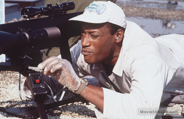 Tony Todd Sherwood (Tony Todd) ist Anfuehrer der Terroristen. *** Local  Caption *** 1996, Sabotage, Sabotage - Dark Assassin Stock Photo - Alamy