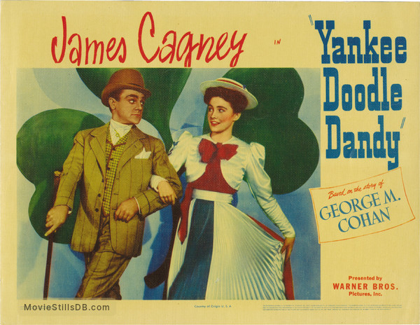 Yankee Doodle Dandy Lobby Card With James Cagney Joan Leslie