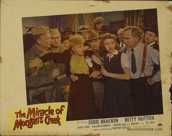 The Miracle of Morgan/'s Creek Poster////The Miracle of Morgan/'s Creek Movie Poster