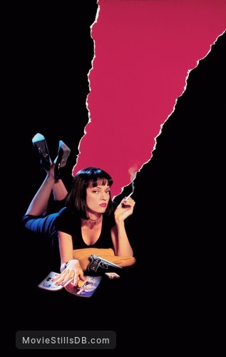 Pulp Fiction - Promotional art with Uma Thurman Pulp Fiction - Promotional art with Uma Thurman