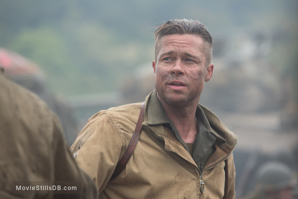 Fury - Publicity still of Brad Pitt