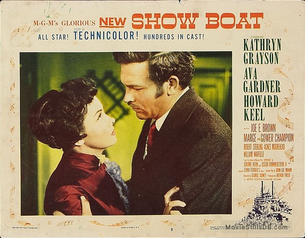 Show Boat - Lobby card with Kathryn Grayson & Howard Keel