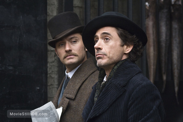 Sherlock Holmes - Publicity still of Jude Law & Robert Downey Jr. Sherlock Holmes - Publicity still of Jude Law & Robert Downey Jr.
