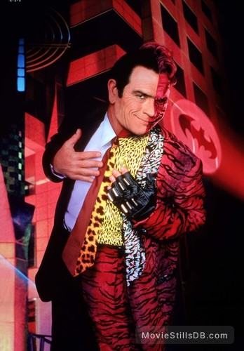 Batman Forever - Promotional art with Tommy Lee Jones Batman Forever - Promotional art with Tommy Lee Jones