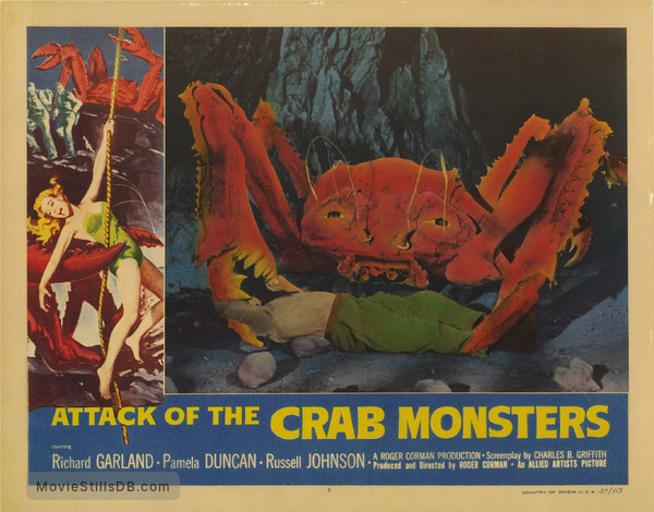 Attack Of The Crab Monsters Lobby Card