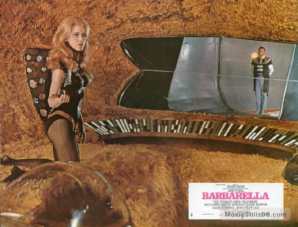 Barbarella - Lobby card with Jane Fonda Barbarella - Lobby card with Jane Fonda