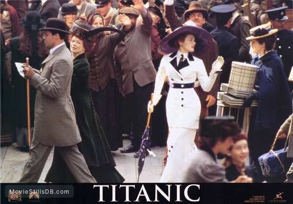 Titanic - Lobby card with Kate Winslet & Billy Zane