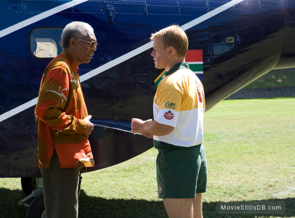 Invictus - Publicity still of Morgan Freeman & Matt Damon Invictus - Publicity still of Morgan Freeman & Matt Damon