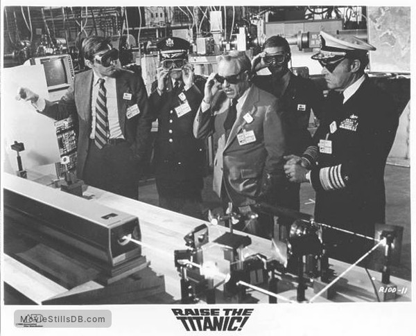 Raise the Titanic - Lobby card with Jason Robards & David Selby Raise the Titanic - Lobby card with Jason Robards & David Selby