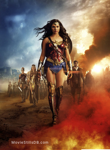 Wonder Woman - Promotional art with Connie Nielsen, Chris Pine, Gal Gadot, Robin Wright & Ewen Bremner Wonder Woman - Promotional art with Connie Nielsen, Chris Pine, Gal Gadot, Robin Wright & Ewen Bremner