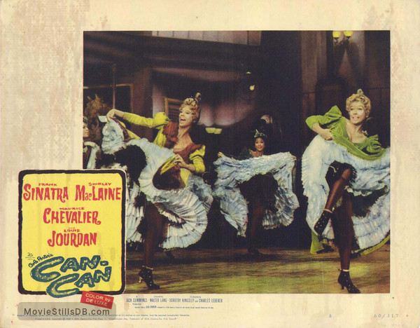 Can-Can - Lobby card with Shirley MacLaine & Juliet Prowse