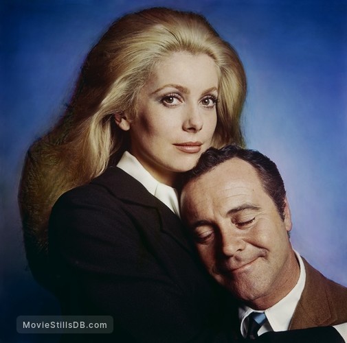 The April Fools Publicity Still Of Jack Lemmon Catherine Deneuve