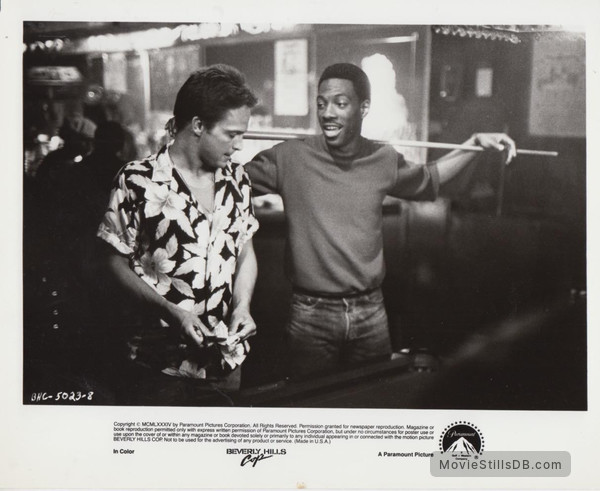 Beverly Hills Cop - Publicity still of Eddie Murphy & James Russo