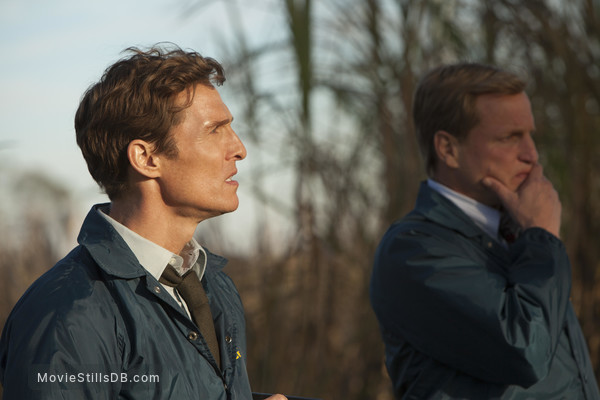 True Detective - Publicity still of Woody Harrelson & Matthew McConaughey True Detective - Publicity still of Woody Harrelson & Matthew McConaughey