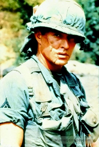 Platoon Publicity Still Of Tom Berenger