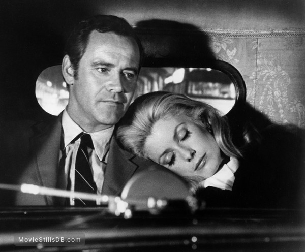 The April Fools Publicity Still Of Jack Lemmon Catherine Deneuve