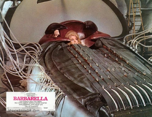 Barbarella - Lobby card with Jane Fonda Barbarella - Lobby card with Jane Fonda