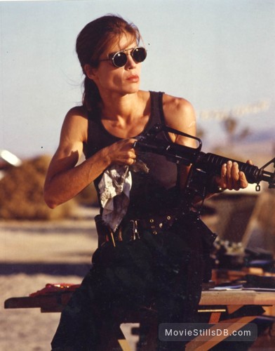 Terminator 2: Judgment Day - Publicity still of Linda Hamilton
