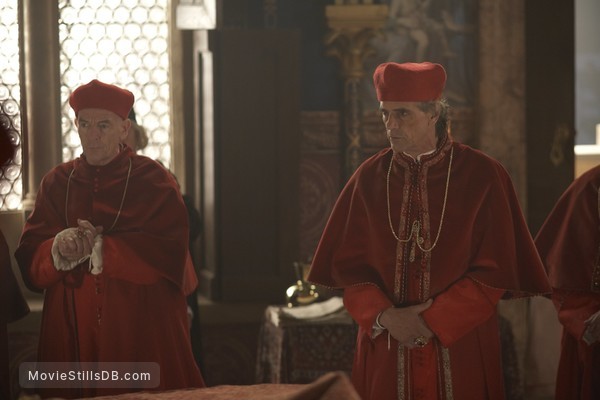 The Borgias - Publicity still of Jeremy Irons & Bosco Hogan The Borgias - Publicity still of Jeremy Irons & Bosco Hogan