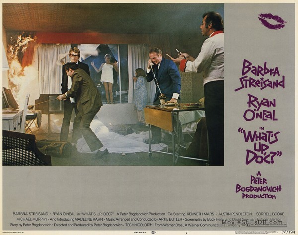 What's Up, Doc? - Lobby card with Barbra Streisand &amp; Ryan O'Neal