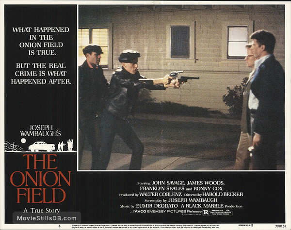 The Onion Field Lobby Card With James Woods Franklyn Seales