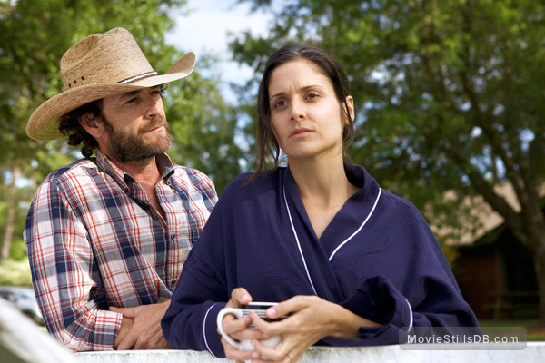 Race to Win Publicity still of Luke Perry Candice Michele Barley