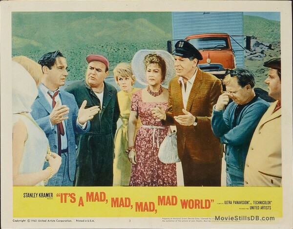 It S A Mad Mad Mad Mad World Lobby Card With Edie Adams Sid Caesar