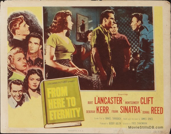 From Here to Eternity - Lobby card with Frank Sinatra & Montgomery Clift