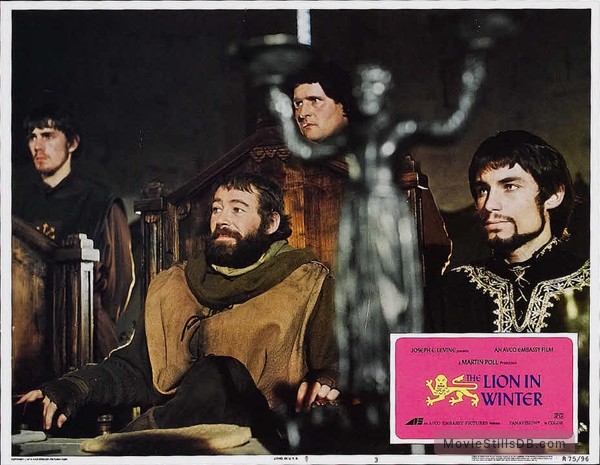 The Lion in Winter - Lobby card with Peter O'Toole & Timothy Dalton