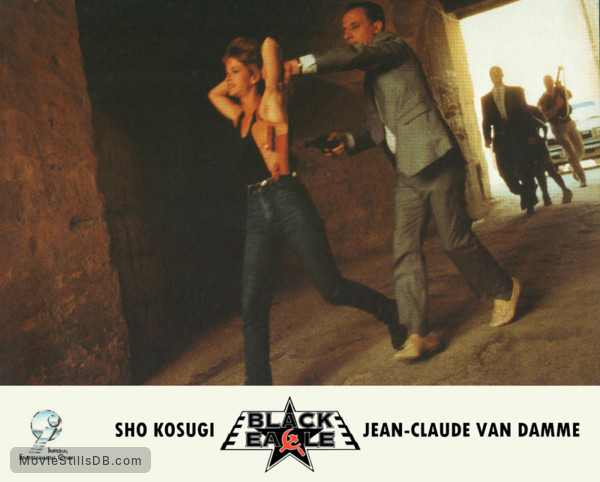 Black Eagle Lobby Card With Jean Claude Van Damme Doran Clark
