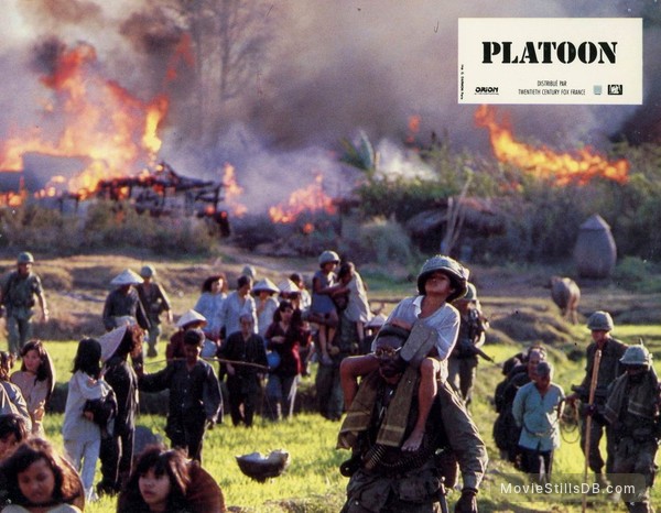 Platoon - Lobby card with Tony Todd