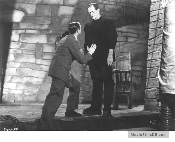 Frankenstein - Publicity still of Colin Clive & Boris Karloff Frankenstein - Publicity still of Colin Clive & Boris Karloff