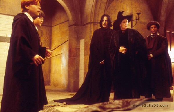 Harry Potter and the Sorcerer's Stone - Publicity still of Alan Rickman