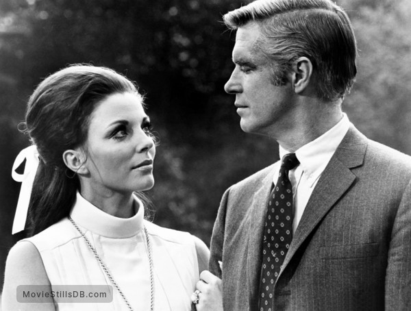 The Executioner - Publicity still of George Peppard & Joan Collins