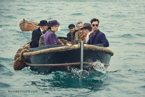 And Then There Were None - Publicity still of Maeve Dermody, Charles Dance, Aidan Turner, Sam Neill, Toby Stephens & Christopher Hatherall And Then There Were None - Publicity still of Maeve Dermody, Charles Dance, Aidan Turner, Sam Neill, Toby Stephens & Christopher Hatherall