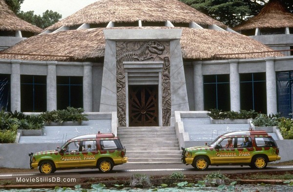 Jurassic Park Publicity Still Of Sam Neill Laura Dern