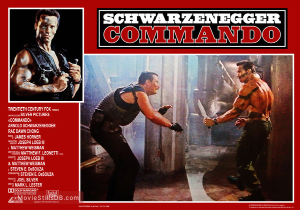 Commando - Publicity still of Arnold Schwarzenegger & Vernon Wells