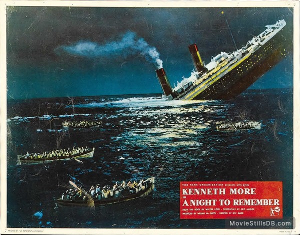 Titanic 1958 A Night To Remember Movie Poster. Art Posters Art roomburgh.nl