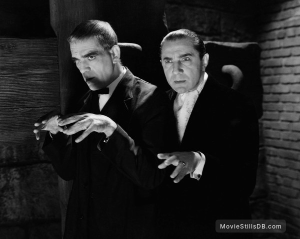 The Raven - Publicity still of Bela Lugosi & Boris Karloff The Raven - Publicity still of Bela Lugosi & Boris Karloff