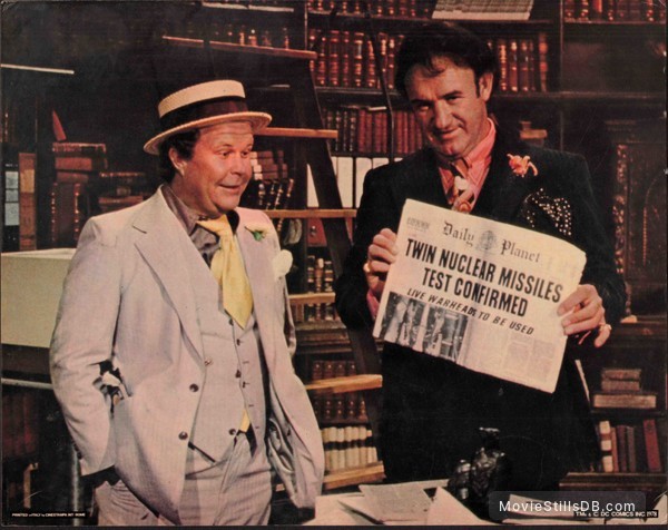 Superman - Lobby card with Ned Beatty & Gene Hackman Superman - Lobby card with Ned Beatty & Gene Hackman