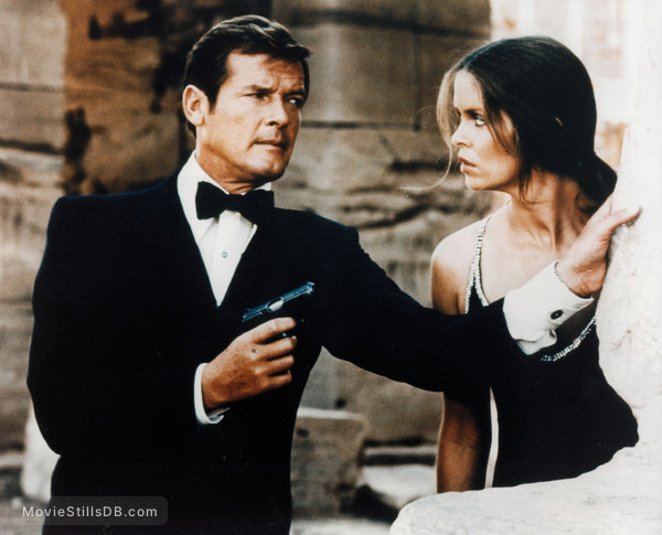 The Spy Who Loved Me - Publicity still of Barbara Bach & Roger Moore