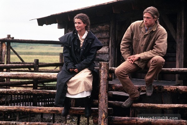 BRAD PITT and JULIA ORMOND in LEGENDS OF THE FALL (1994), directed